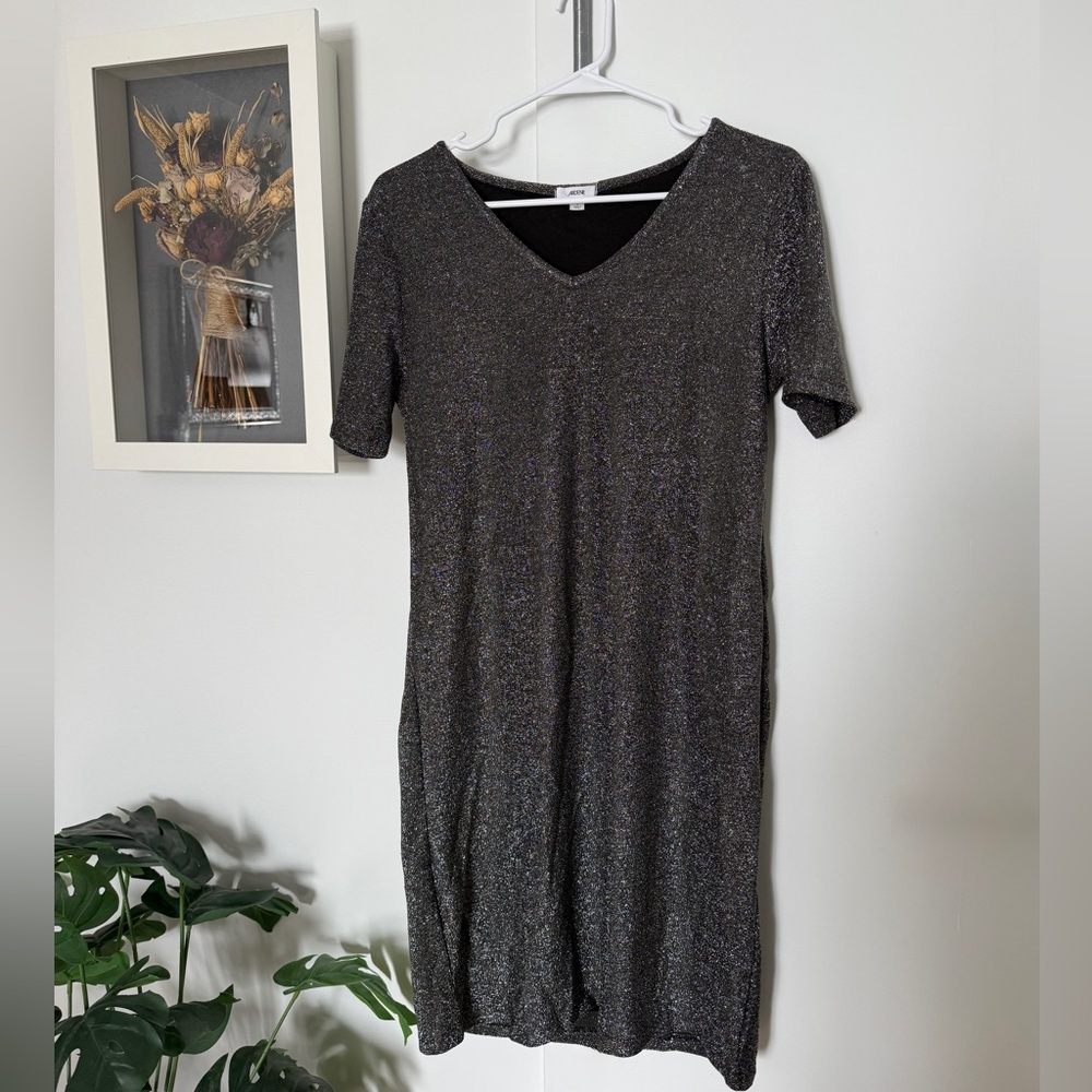 Shimmery tshirt dress ✨🪩